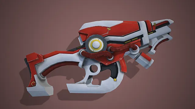 科幻武器  未来科技  人体工学握把  机械结构