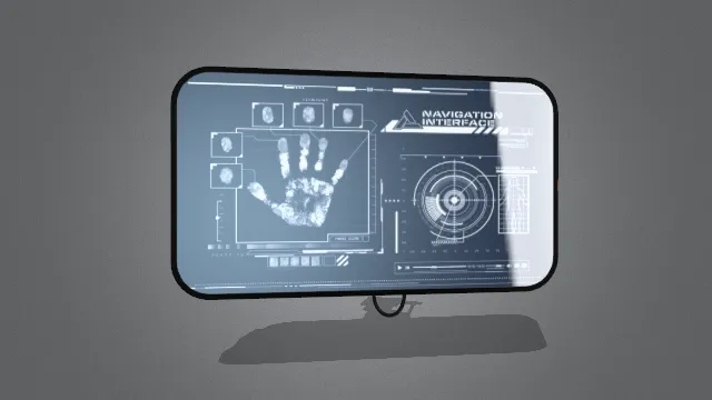 科幻风格监视器