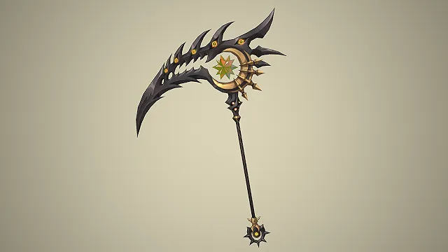 星核魔镰  混沌系武器  武器建模  荧光绿符文