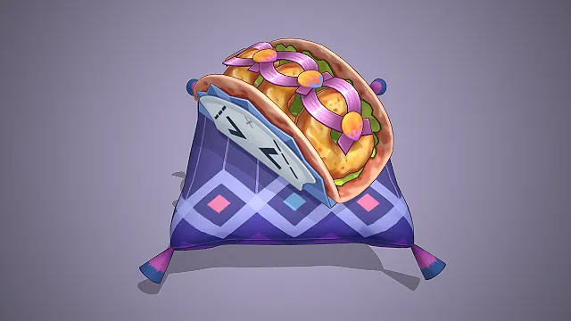 塔可模型  便携快餐  几何纹抱枕  饱腹食物