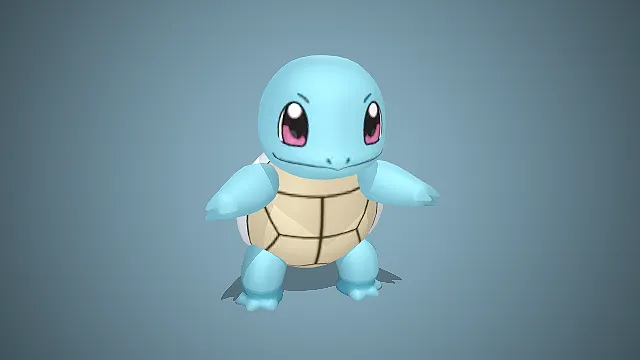 杰尼龟  宝可梦  卡通形象  初始御三家  