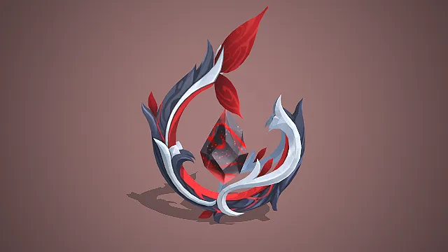 忍冬之果  冰核晶体核心  龙脊雪山  黑银红配色