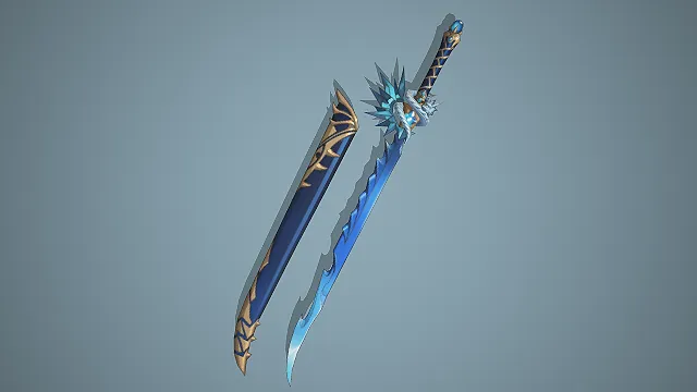 冰龙太刀  龙头护手  龙骑士武器  游戏道具