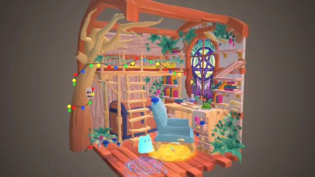 房间内饰建筑场景该死这是一只幽灵猫