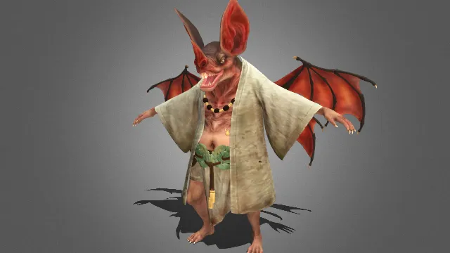 黑神话  蝙蝠  游戏模型  妖怪  boss