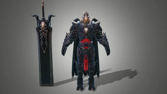 游戏模型 人物模型 骷髅暴君 游戏皮肤