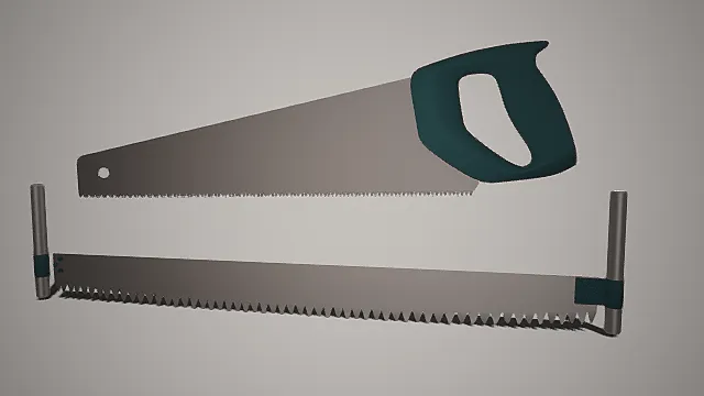 锯子   工具     模型