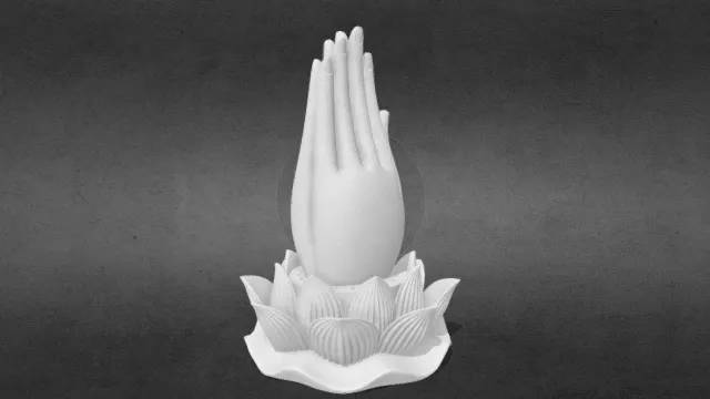 观音佛手摆件 寓意福寿绵延 福气在手