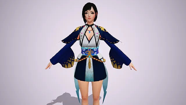 游戏人物角色   二次元角色    神女    卡通美女