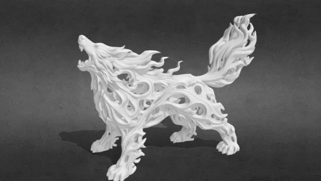 空心狂怒狼obj.obj