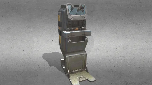 科幻风格的磨损仪器3D模型