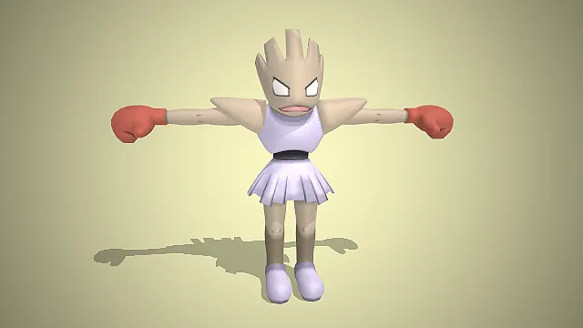 沙瓦郎  格斗属性  芭蕾裙造型  卡通形象  宝可梦