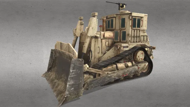 装甲型推土机工地机器车