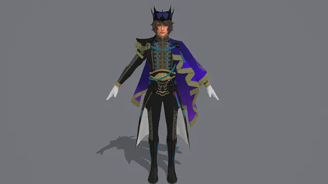 暗紫贵胄・华丽型奇幻领主套装