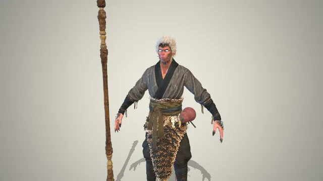 黑神话  天命人  猴子  游戏建模  孙悟空