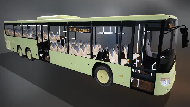 赛特拉（Setra）S 418 LE business 客车模型  豪华、舒适、安全、高效。
