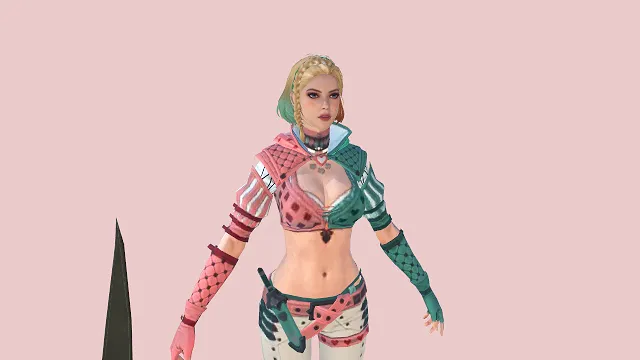 游戏模型 人物模型 小丑女 游戏皮肤