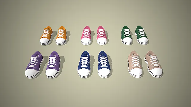 低帮帆布鞋  街头潮流风  平底设计  休闲百搭  日常通勤