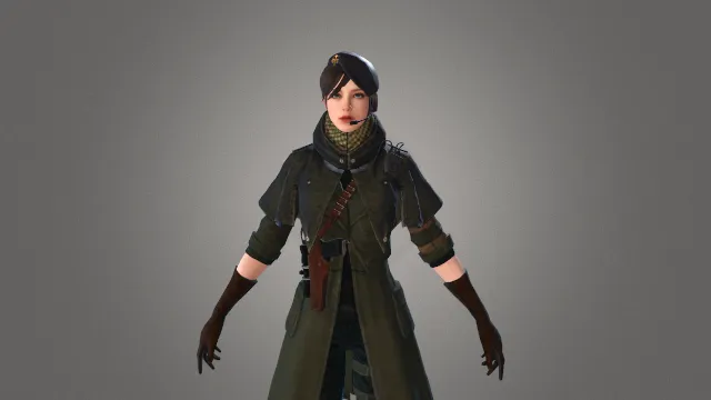 游戏模型 人物模型 战地记者 游戏皮肤