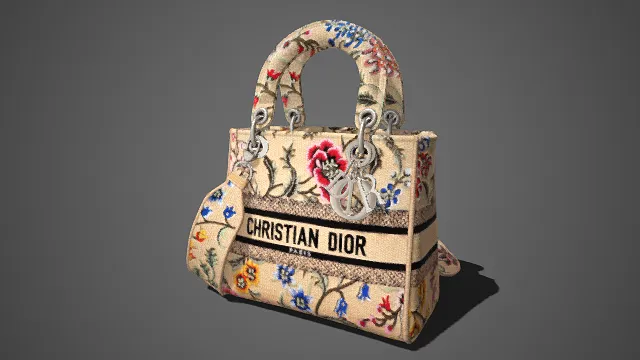  Christian Dior  花卉刺绣  手提包  色彩明艳  浪漫法式  艺术感  时尚感