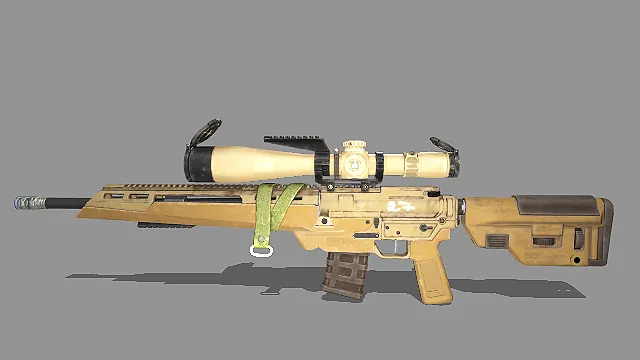 狙击步枪  武器  军工主题  3d枪械  写实风格