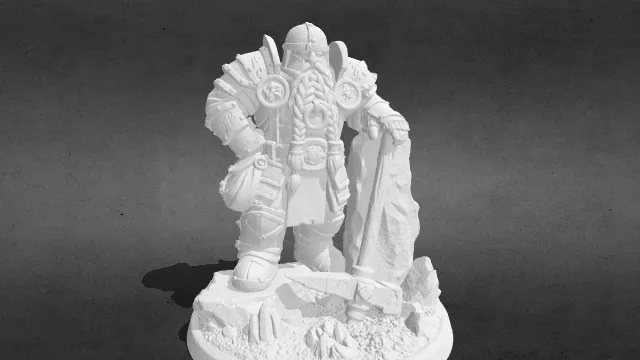 矮人矿工stl.stl