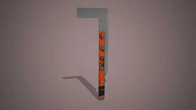 改装撬刀  近战武器  末日废土装备  做旧锈蚀