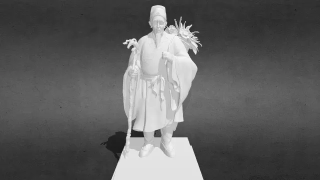 李时珍全身像stl.stl