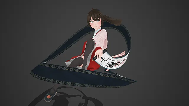 年轻的女祭司 3D模型