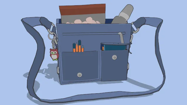 卡通家庭风格包单肩包背包挂件道具雨伞笔本子