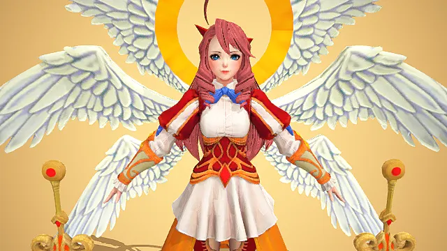 Uriel_v1    韩风格人物游戏角色模型 