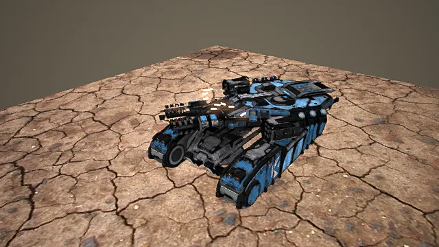 SF MK3 坦克 3D模型