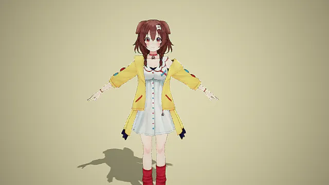 戌神沁音  虚拟偶像   人物角色模型   犬神小音