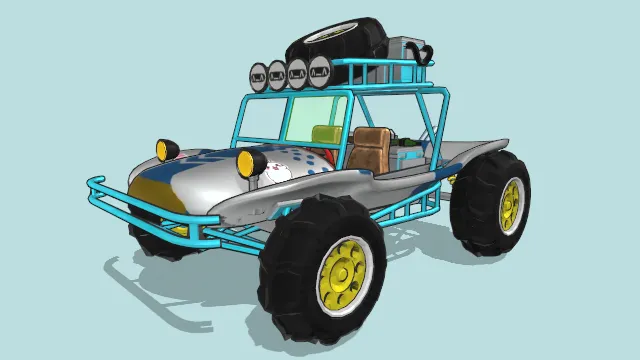 故障战斗沙滩车卡丁车模型驾驶工具