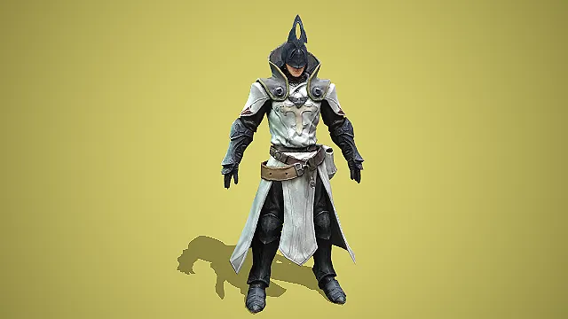 灰袍圣徽巡林使者  远程支援角色  圣徽游侠  游戏模型  角色模型  