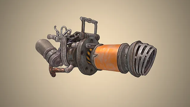 废土喷枪  锈蚀金属  辐射武器  火焰喷射器