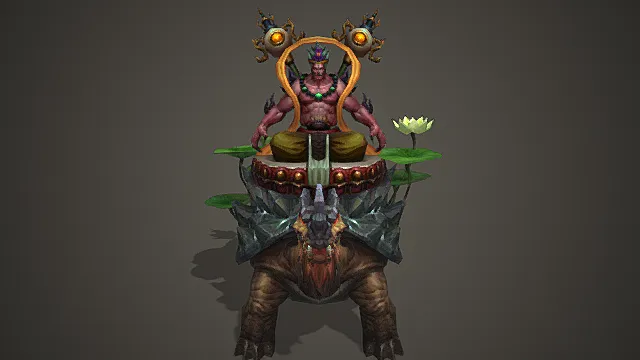 禅魔合体型玄武法尊模型 