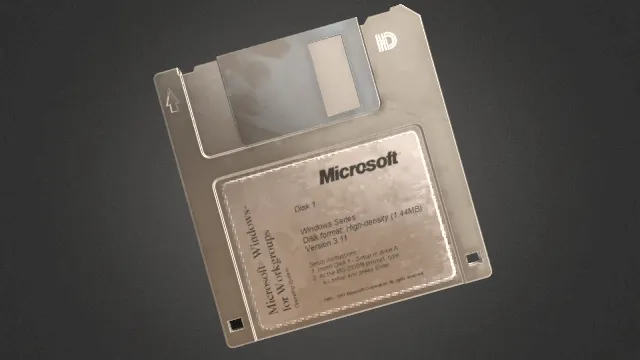 高密度软盘科技道具动画