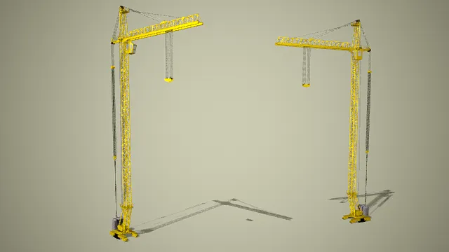 塔式起重机   建筑起重机械 模型