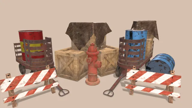 建设工地道具建材