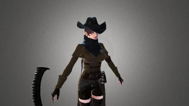 游戏模型 人物模型 怪盗 游戏皮肤