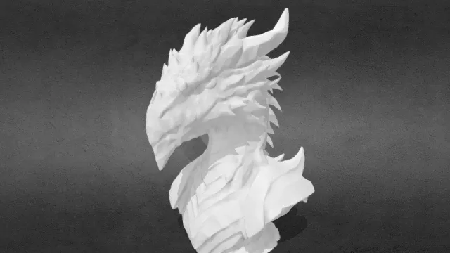 龙形半身像01_obj.obj