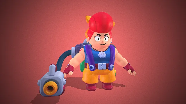 pam帕姆  治疗角色  喷漆  荒野乱斗  卡通风格