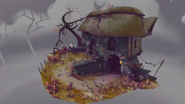 幽灵建筑场景房屋恐怖鬼屋