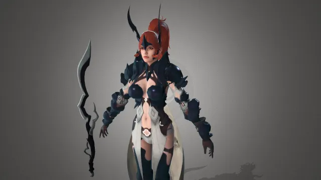 游戏模型 人物模型 屠龙勇士 游戏皮肤