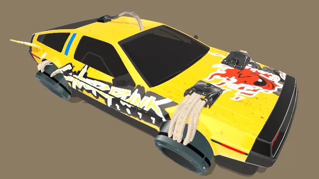 赛博朋克2077启发的未来汽车科技车辆