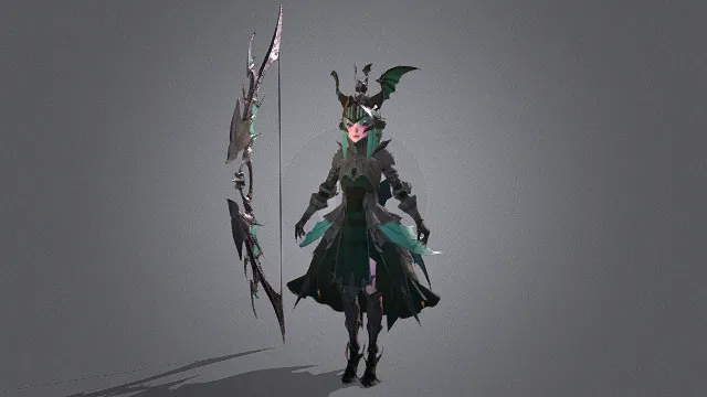 游戏人物 龙骑士 精灵 游戏皮肤 屠龙勇士