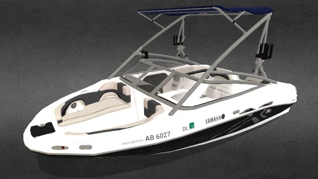 雅马哈尾板船钓鱼船小型游艇