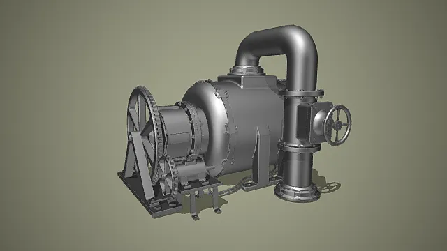 工业精准机械设备    场景道具3D模型