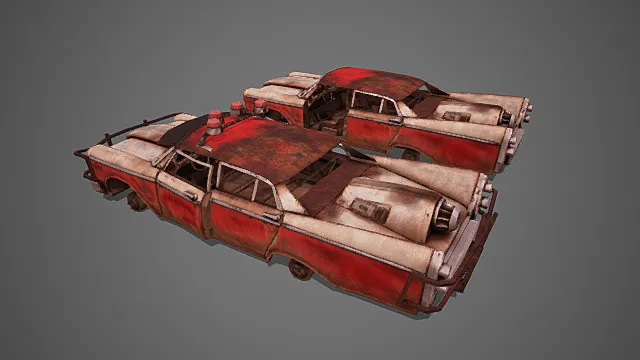 F4NV警车 3D模型